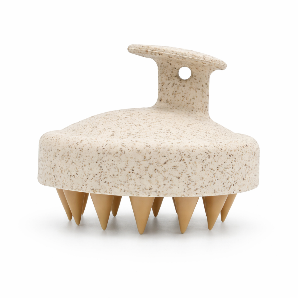 Elvora Scalp Brush – Siliconen Hoofdhuid Massage Borstel